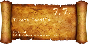 Tukacs Tamás névjegykártya