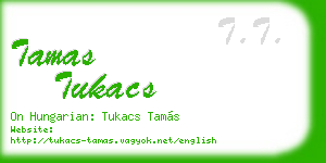 tamas tukacs business card