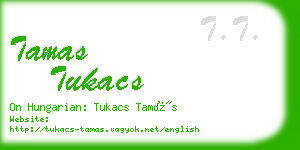tamas tukacs business card